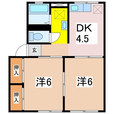 シティハイムソファレの物件間取画像